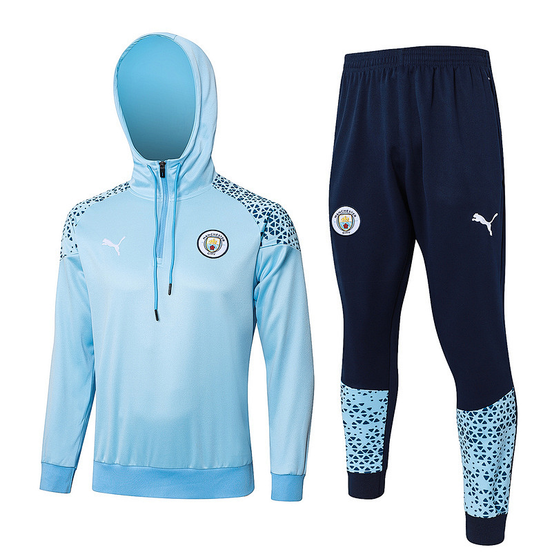 23-24 Manchester City Hoodie Long Sleeve Training Suit
