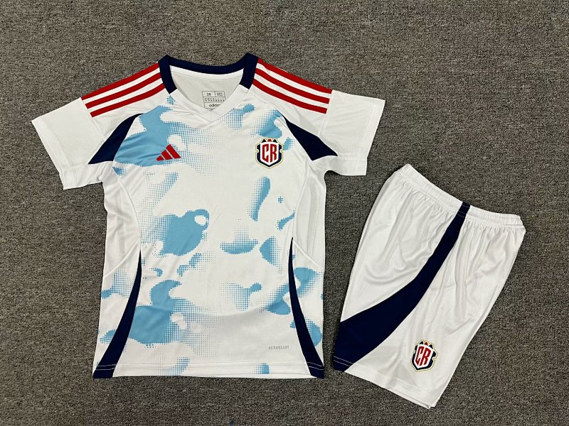 2024 Costa Rica Away Kids Jerseys