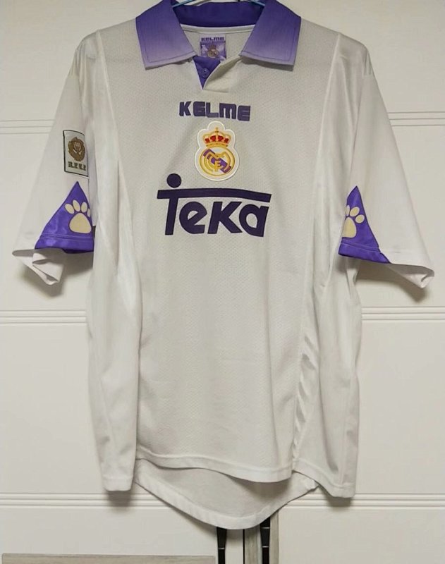 97-98 Real Madrid Home Retro Jerseys
