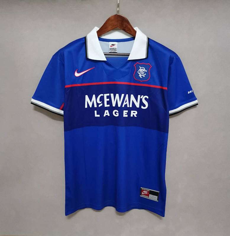97-99 Rangers Home Retro Jerseys