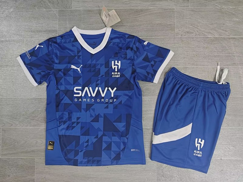 24-25 Al-Hilal Saudi Home Kids Jerseys