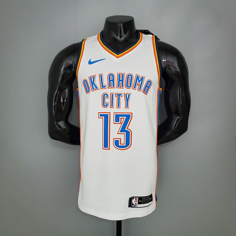 HARDEN#13 Thunder White NBA Jersey S-XXL