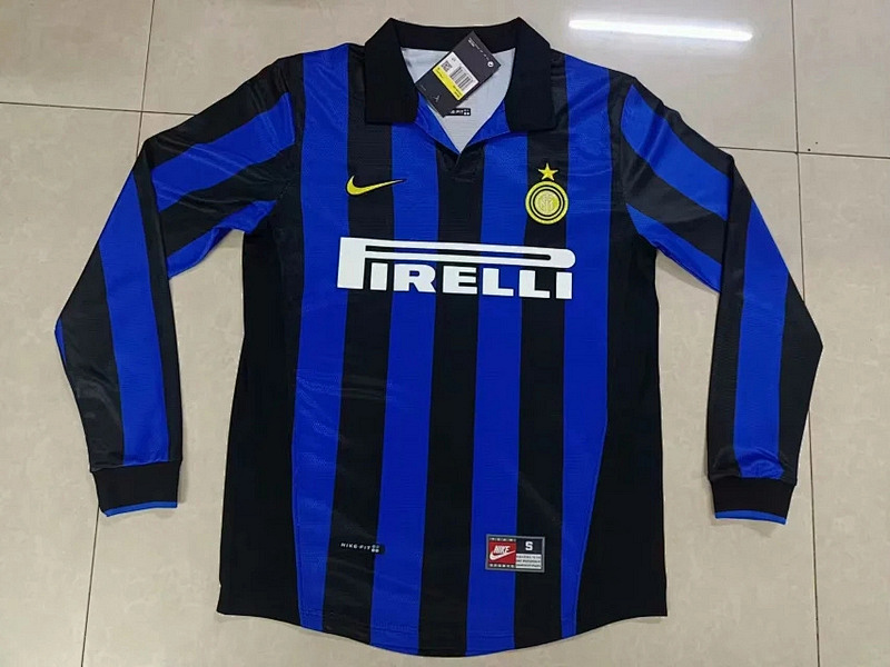 1998-99 Inter Milan Home Retro Long Sleeves Jerseys