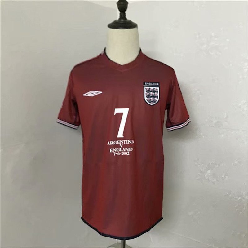 2002 England Away Retro Jerseys