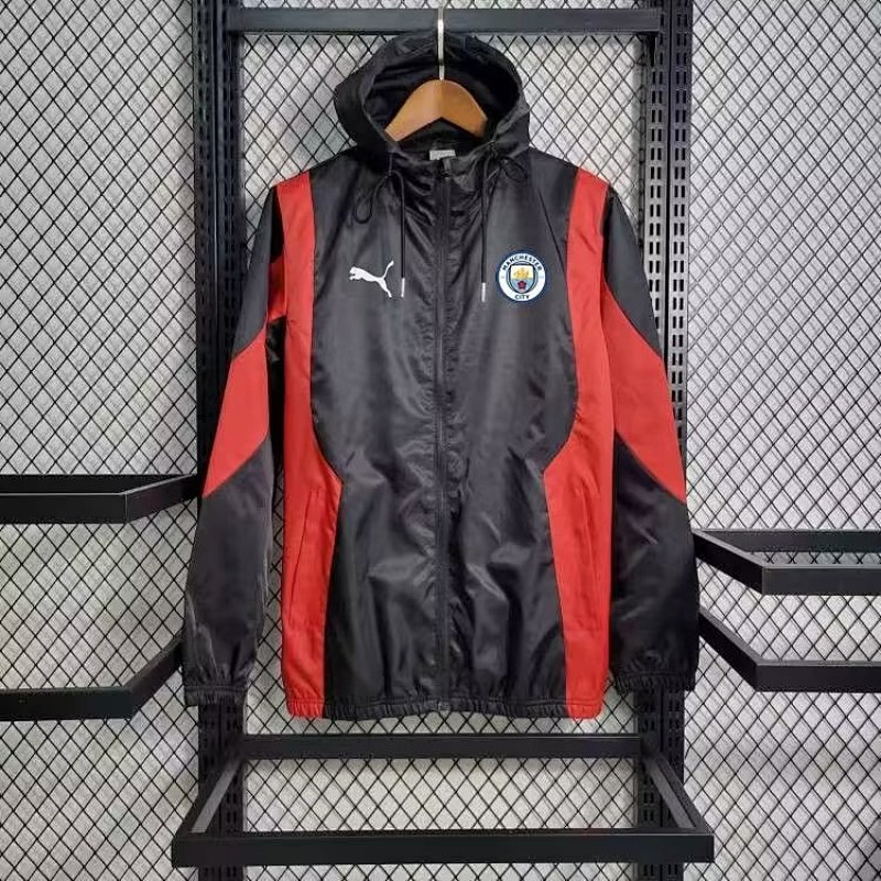 23-24 Manchester City Hoodie Windbreaker Jackets