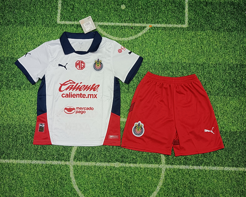 24-25 Chivas Away Kids Jerseys