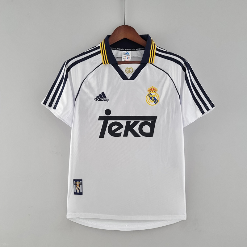 98-00 Real Madrid Home Retro Jerseys