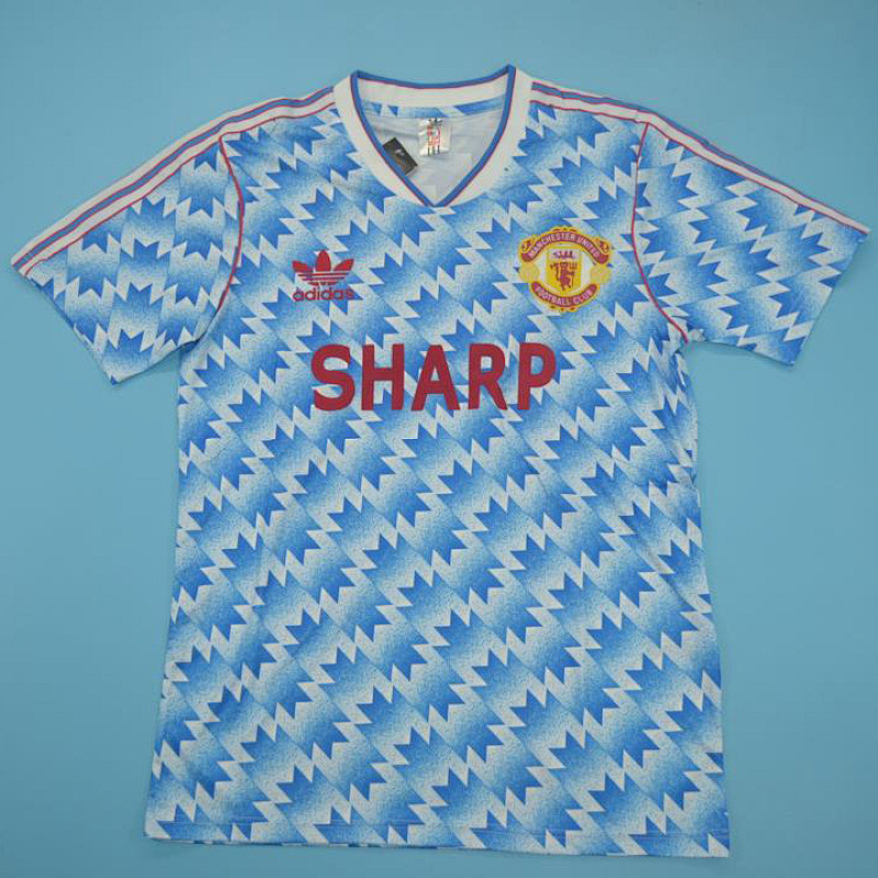 90-92 M-anchester U-nited Away Retro Jerseys