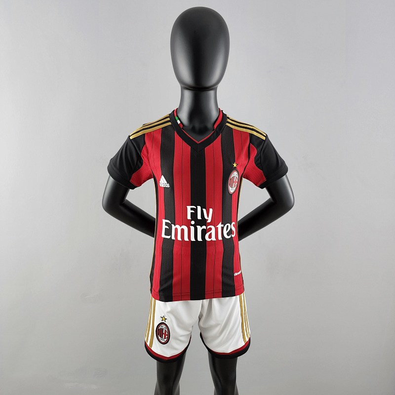 13-14 AC Milan Home Retro Kids Jerseys