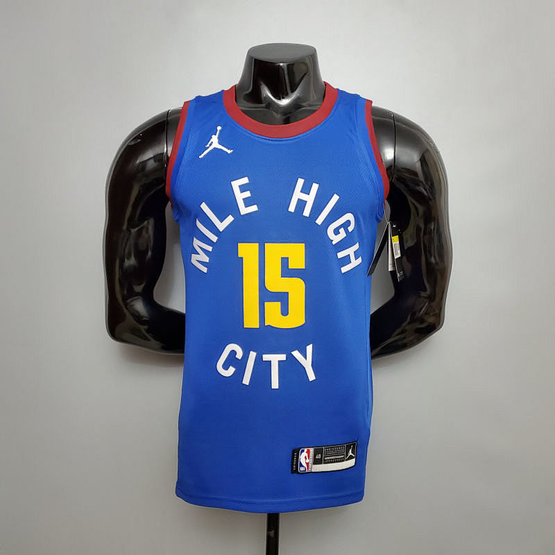 New Nuggets Jokic #15 Theme Limited City Edition Blue S-XXL