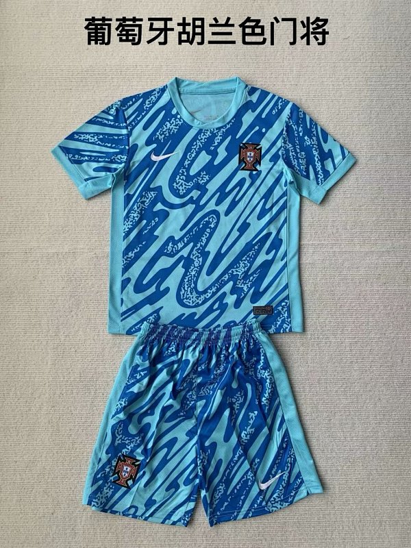 2024 Portugal Goalkeeper Adults And Kids Jerseys