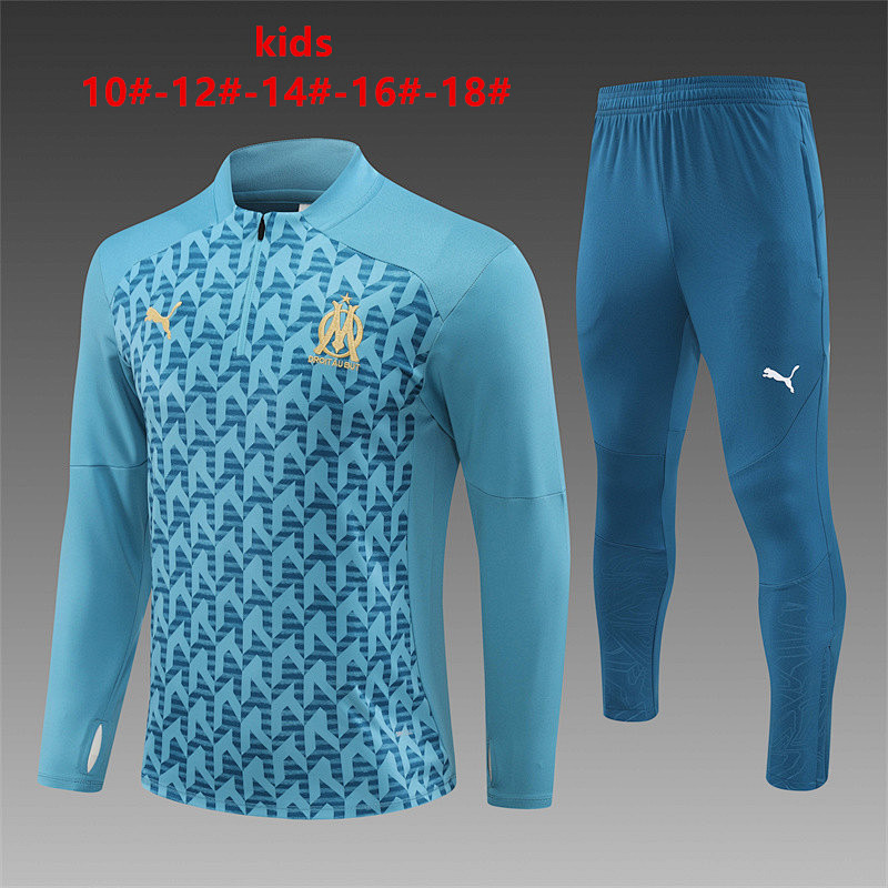 24-25 Marseille Kids Long Sleeve Training Suit