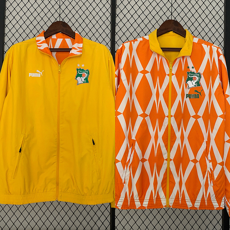 2024 Cote d'Ivoire Both Windbreaker Jackets
