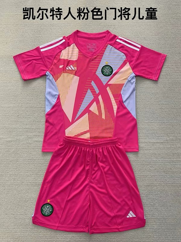 24-25 Celtic Goalkeeper Kids Jerseys