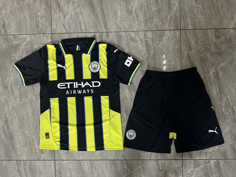 24-25 Manchester City Away Kids Jerseys