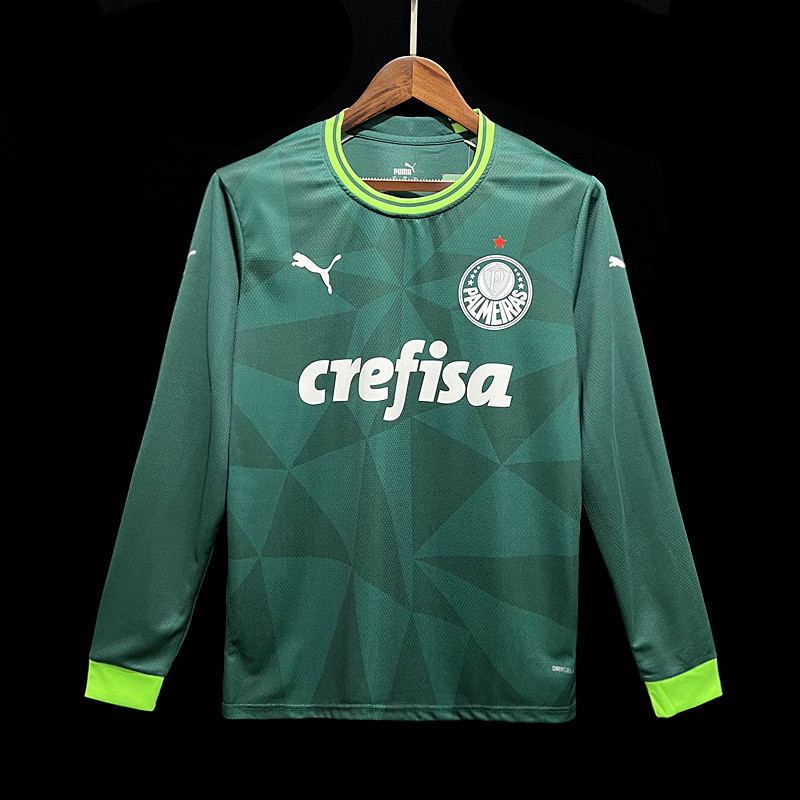 23-24 Palmeiras Home Long Sleeves Jerseys
