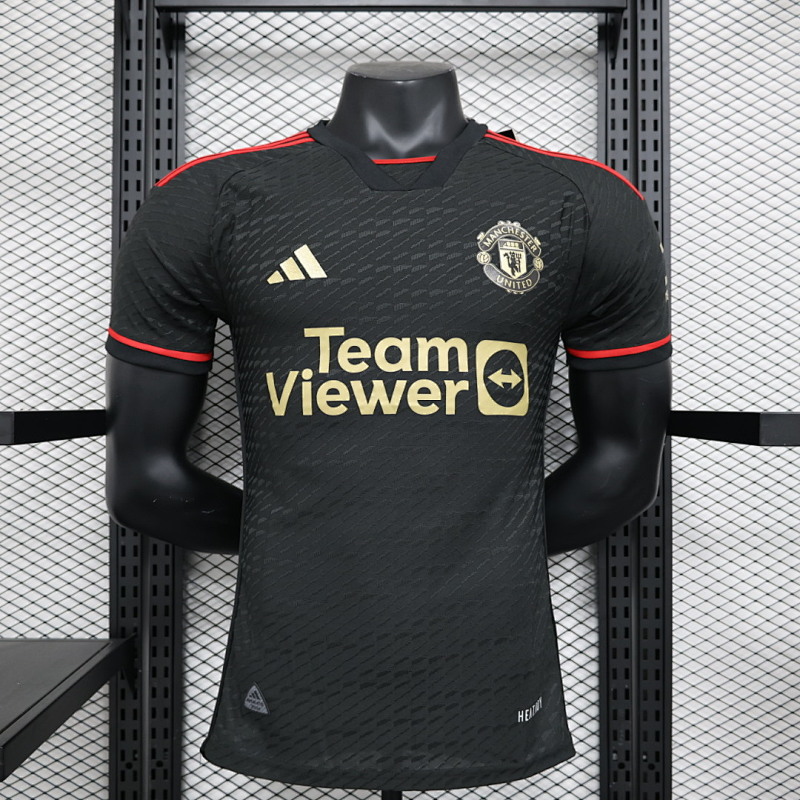 23-24 M-anchester U-nited Black Player Version Jerseys