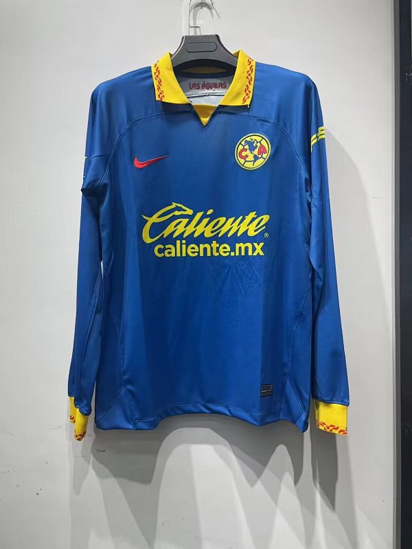 23-24 Club America Away Long Sleeve Jerseys