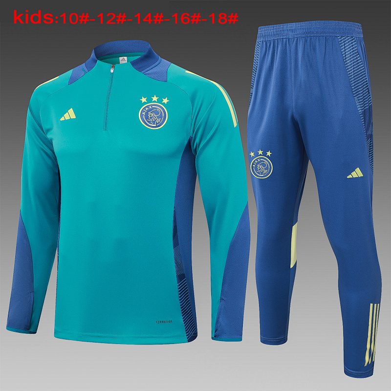 24-25 Ajax Kids Long Sleeve Training Suit