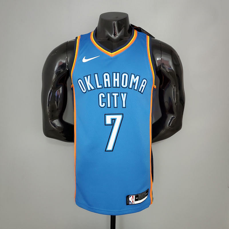 ANTHONY#7 Thunder blue NBA Jersey S-XXL