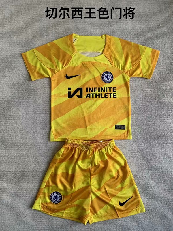 23-24 Chelsea Goalkeeper Kids Jerseys