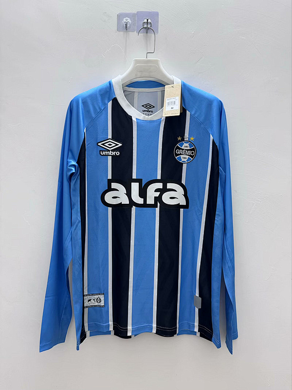 25-26 Gremio Home Long Sleeve Jerseys