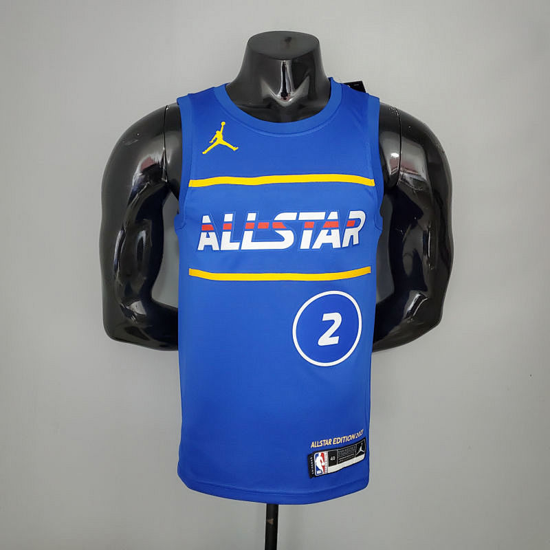 2021 LEONARD#2 All-Star Blue NBA Jersey S-XXL