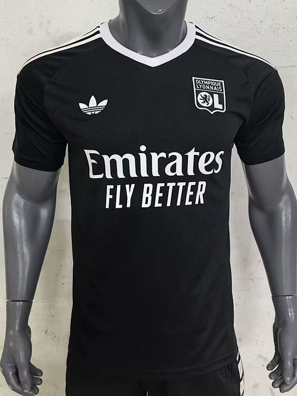 24-25 Lyon Goalkeeper Black Jerseys