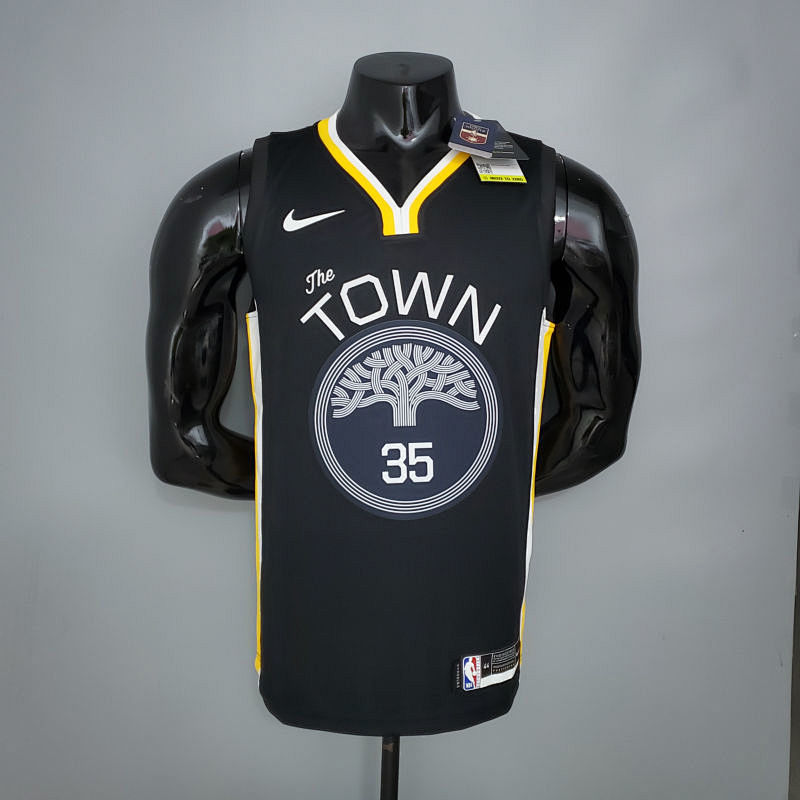 DURANT#35 Golden State Warriors black NBA jersey Size S-XXL