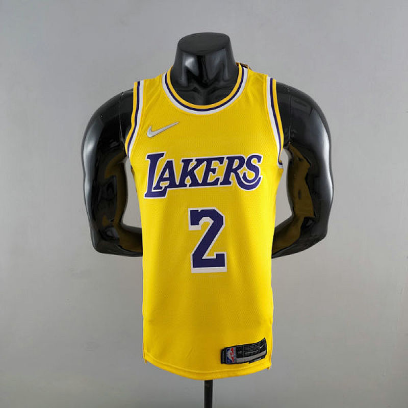 75th Anniversary IRVING #2 Los Angeles Lakers Yellow NBA Jersey S-XXL