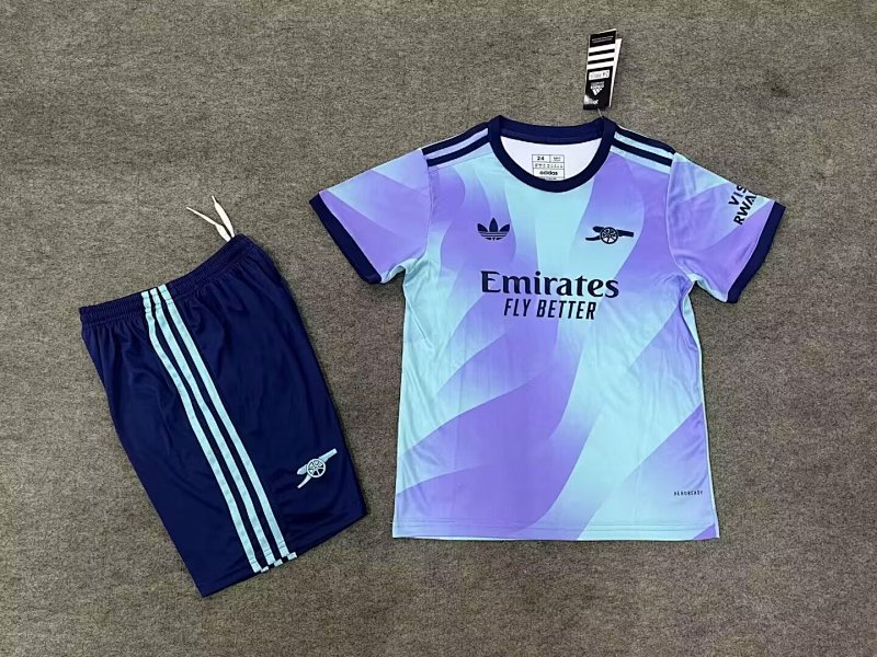 24-25 Arsenal Third Kids Jerseys