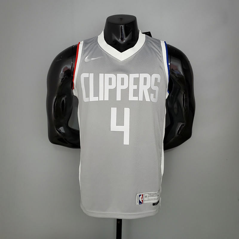 2021 RONDO#4 Los Angeles Clippers Bonus Edition Grey NBA Jersey S-XXL