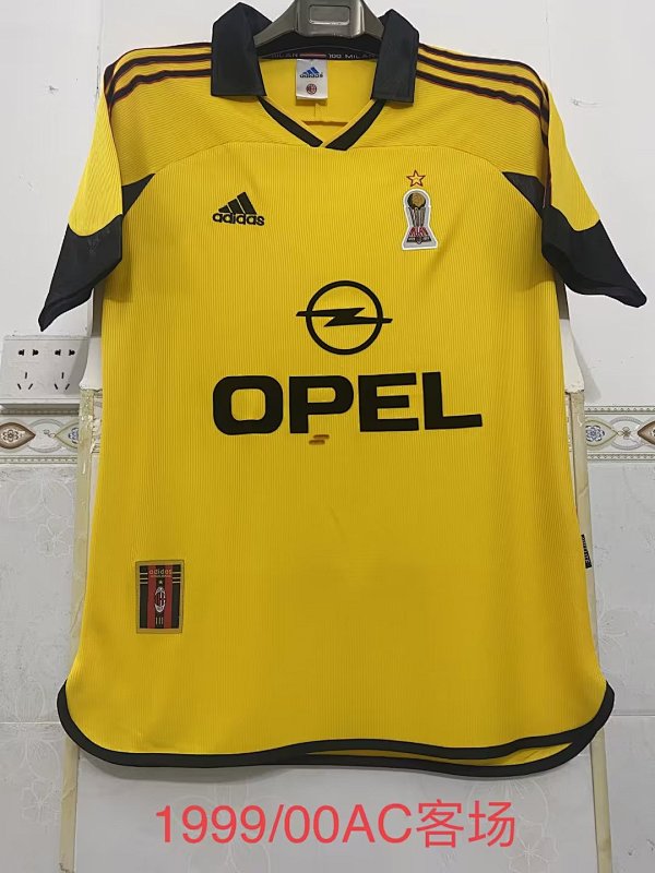 1999-00 AC Milan Away Retro Jerseys