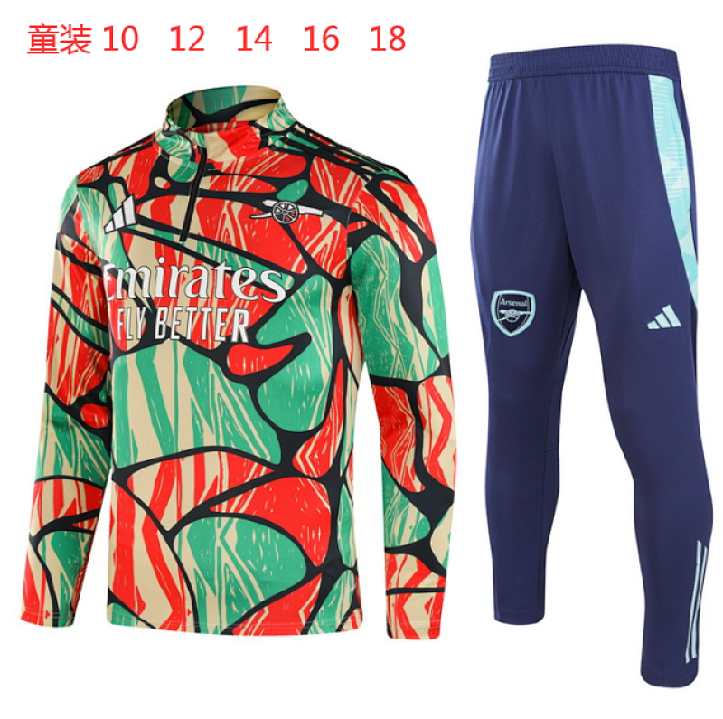 24-25 Arsenal Kids Long Sleeve Training Suit