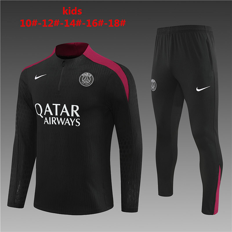 24-25 Paris Kids Player Long Sleeve Training Suit