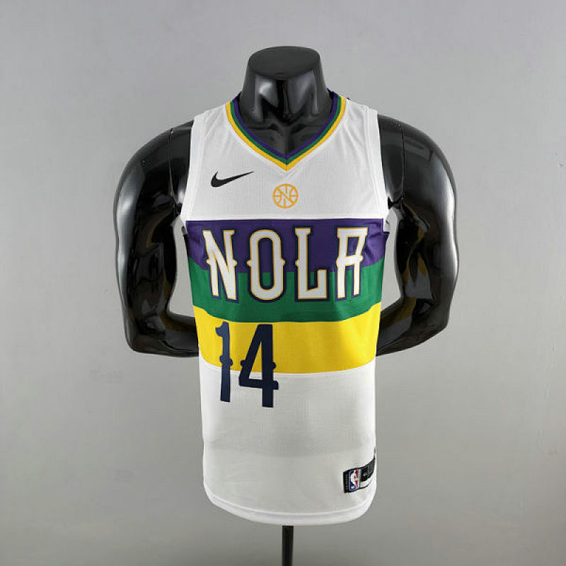 2018 New Orleans Pelicans INGRAM #14 Urban Edition White NBA Jersey S-XXL