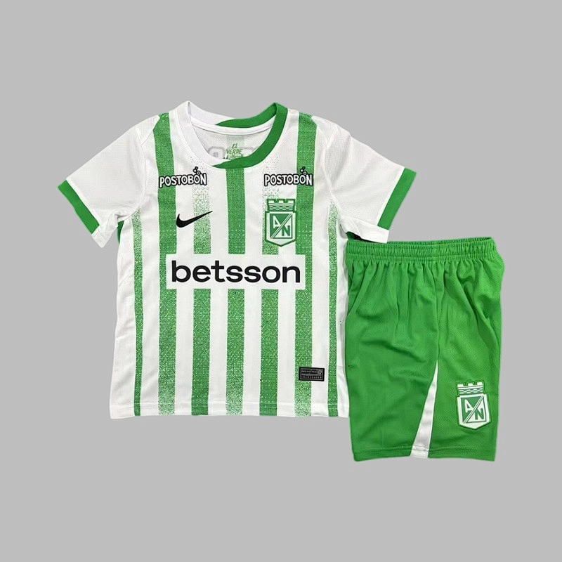 25-26 Atletico Nacional Home Kids Jerseys