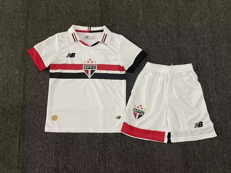 24-25 Sao Paulo Home Kids Jerseys