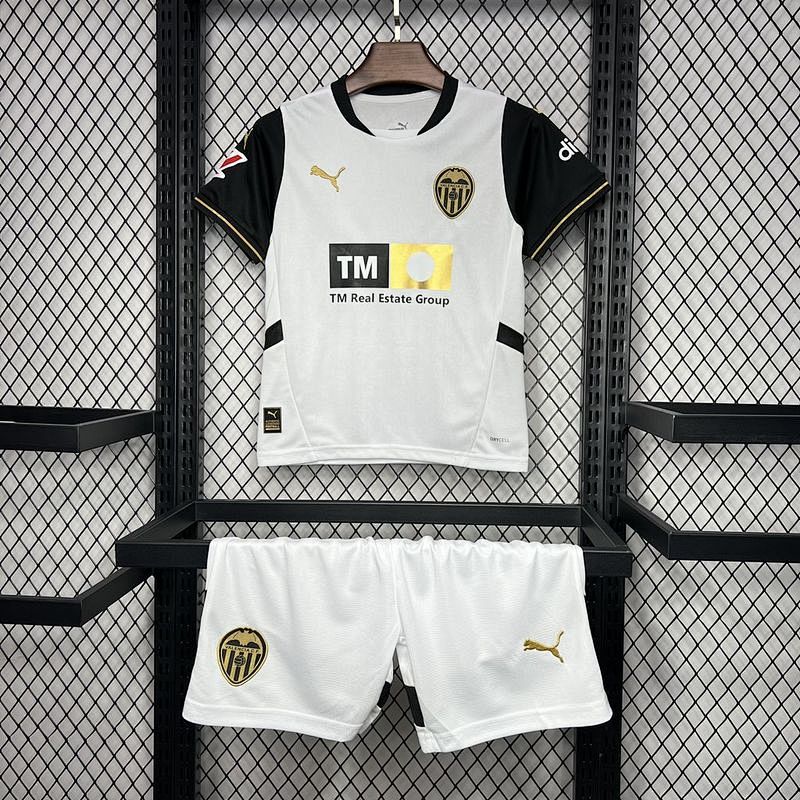 24-25 Valencia Home Kids Jerseys
