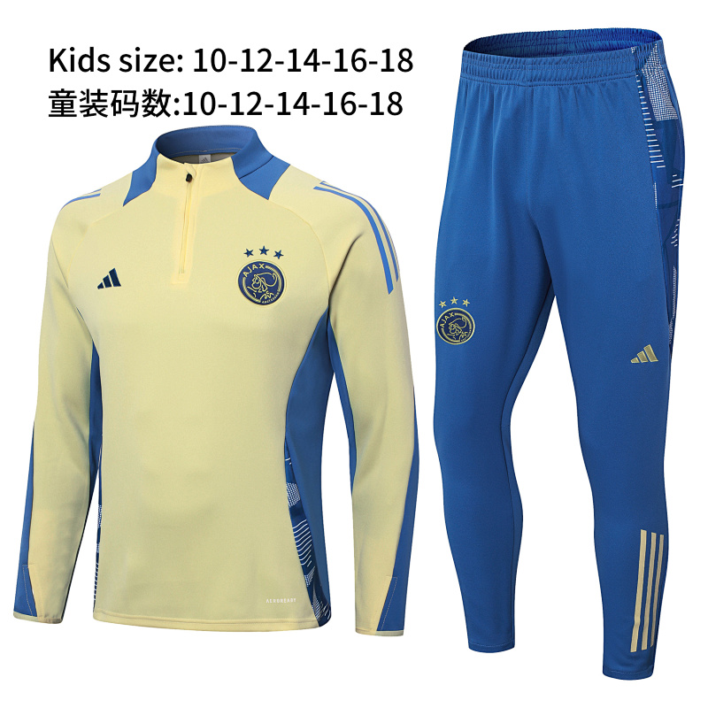 24-25 Ajax Kids Long Sleeve Training Suit