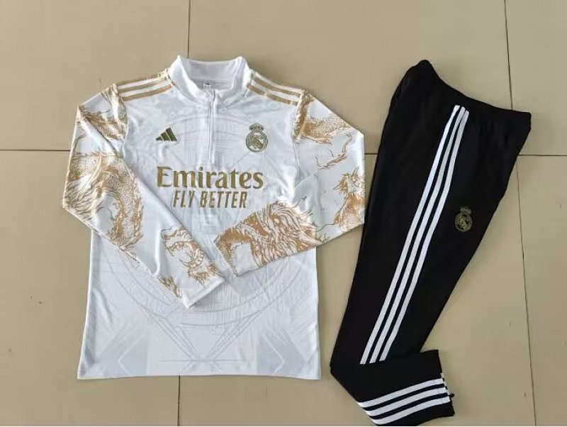 24-25 Real Madrid Long Sleeve Training Suit
