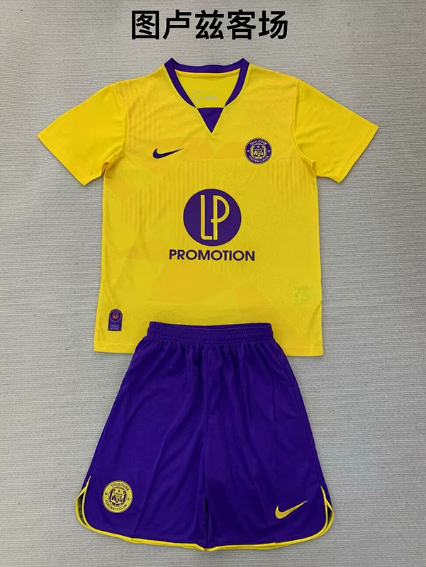 24-25 Toulouse Away Adults And Kids Jerseys
