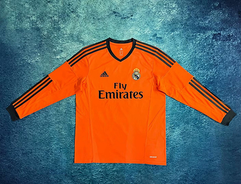 13-14 Real Madrid Third Retro Long Sleeve Jerseys