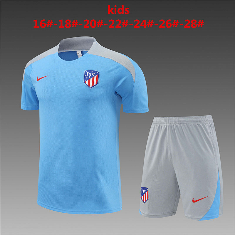 24/25 Atletico Madrid Training Kids Jerseys