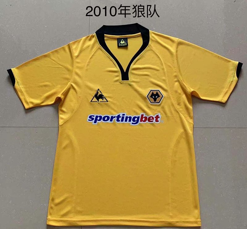 2010 Wolves Home Retro Jerseys