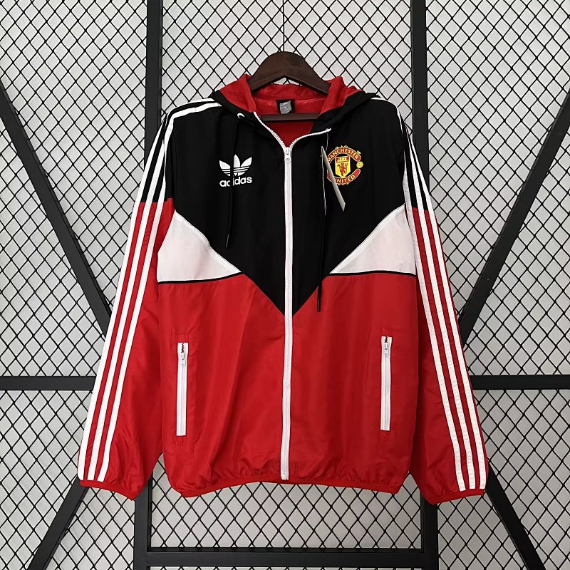 23-24 M-anchester U-nited Hoodies Windbreaker Jackets