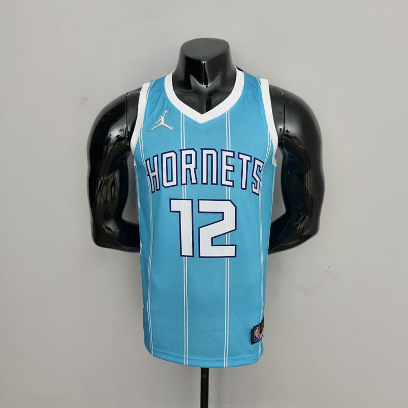 75th Anniversary Oubre jr.#12 Charlotte Hornets Blue NBA Jersey S-XXL