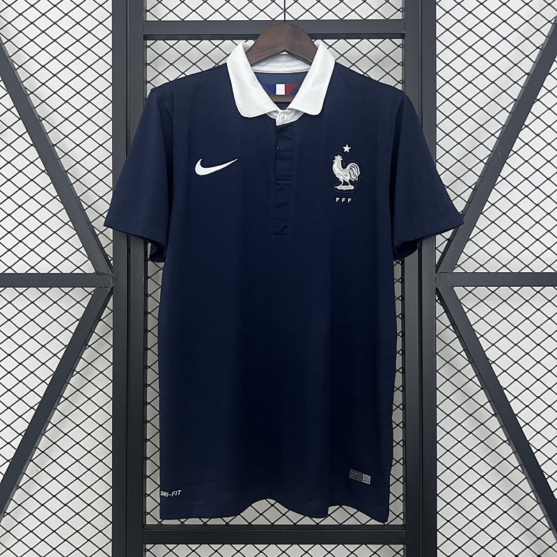 Retro France 2014 Home S-4XL