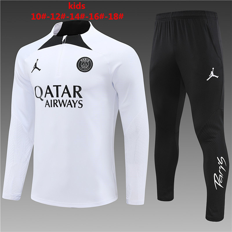 23-24 Paris Kids Long Sleeve Training Suit