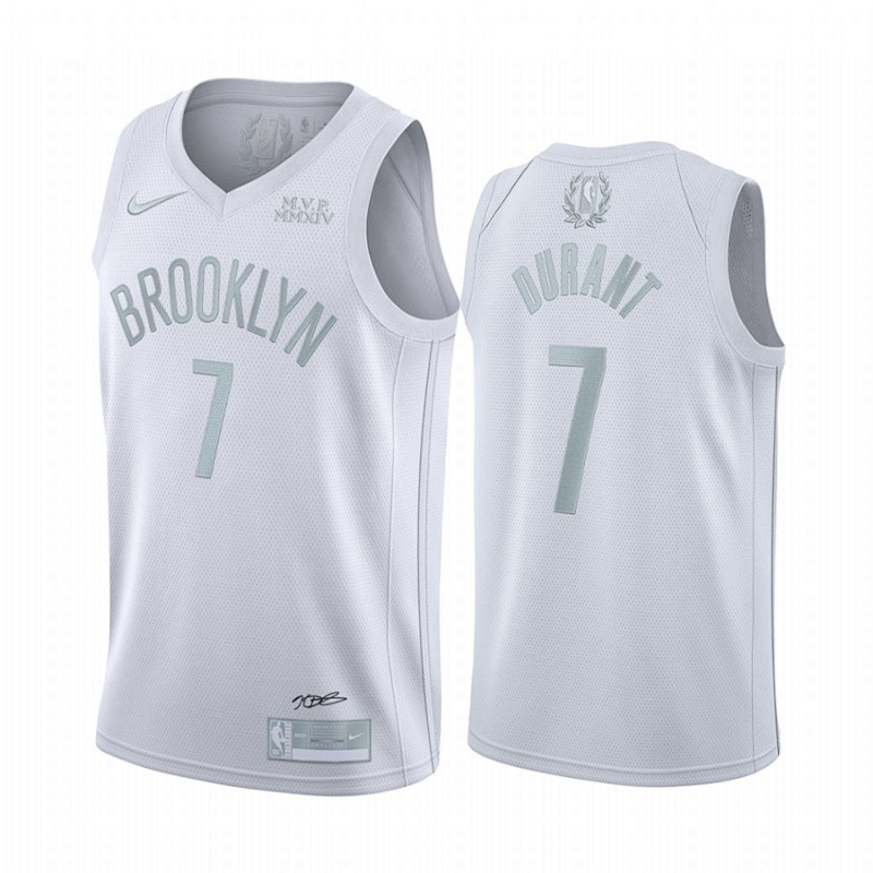 Nets #7 White MVP Edition Embroidery